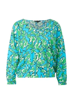 Comma blouse 2128998 Aqua Discount