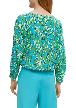 Comma blouse 2128998 Aqua Discount