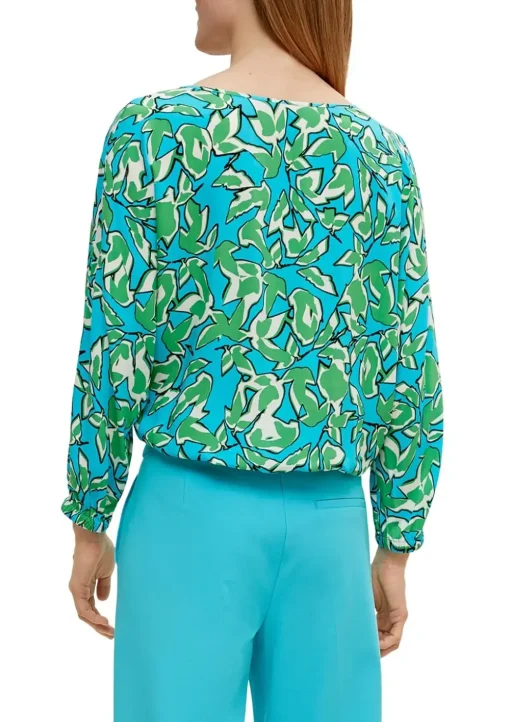 Comma blouse 2128998 Aqua Discount