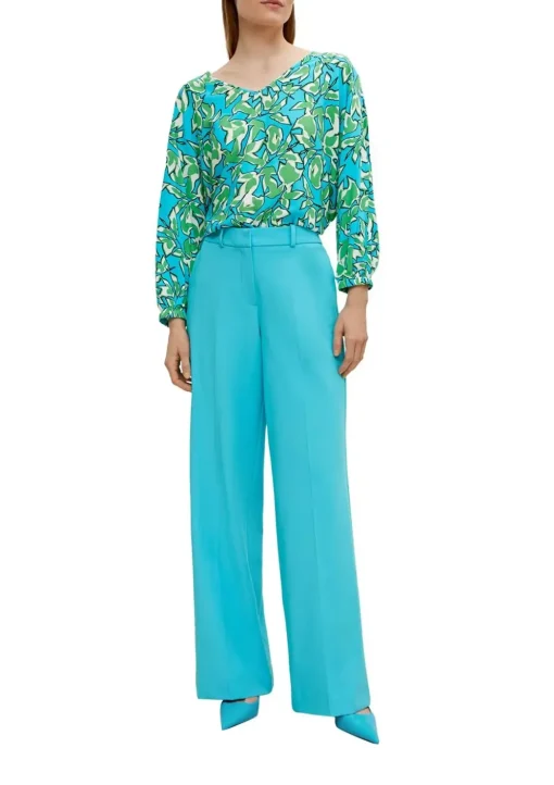 Comma blouse 2128998 Aqua Discount