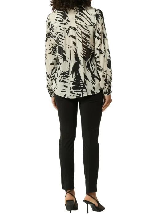 Comma blouse 2148567 Grijs Discount