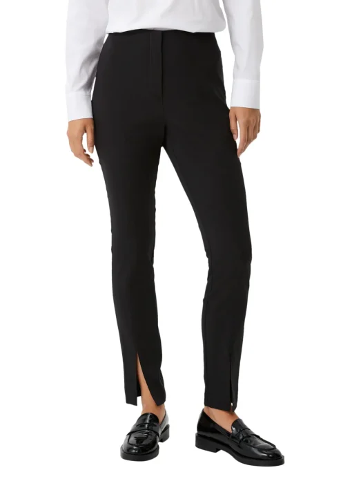 Comma pantalons 2139207 Zwart Online