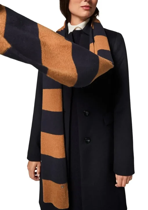 Comma sjaals 2106627 Donker Bruin Discount
