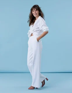 Corel pantalons lilly 4952 Wit Outlet