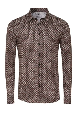 Desoto jersey overhemd 78328-3 Khaky beige Fashion