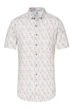 Desoto jersey overhemd Slim Fit 63231-3 Khaky beige Online