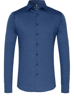 Desoto jersey overhemd Slim Fit 97028-3 Indigo Hot