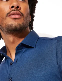 Desoto jersey overhemd Slim Fit 97028-3 Indigo Hot