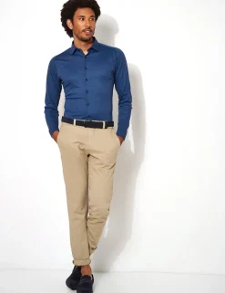 Desoto jersey overhemd Slim Fit 97028-3 Indigo Hot