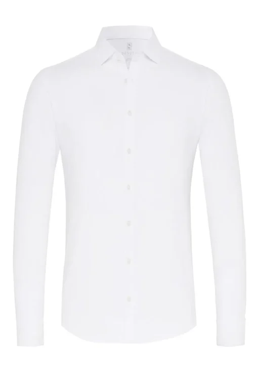 Desoto jersey overhemd Slim Fit 21028-3 Wit Discount