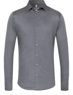 Desoto jersey overhemd Slim Fit 97028-3 Licht Grijs Outlet