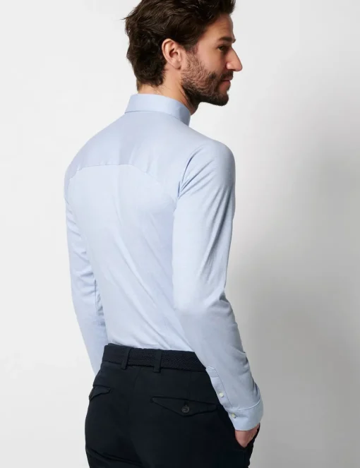 Desoto jersey overhemd Slim Fit 97028-3 Blauw Outlet
