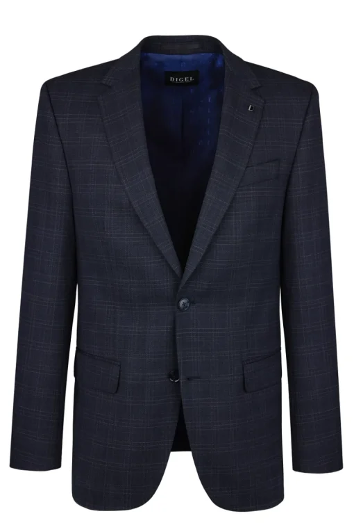 Digel business colbert Modern Fit 997631260031 Blauw Fashion
