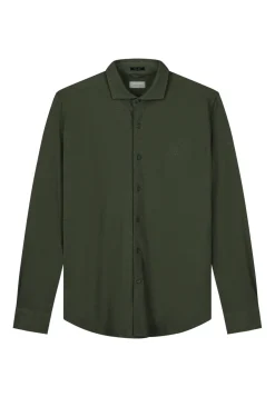 Dstrezzed casual overhemd 303714-AW24 Olijf groen Discount