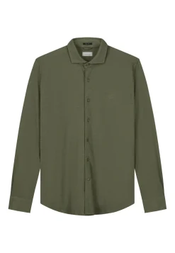 Dstrezzed casual overhemd 303714-AW24 Olijf groen Discount