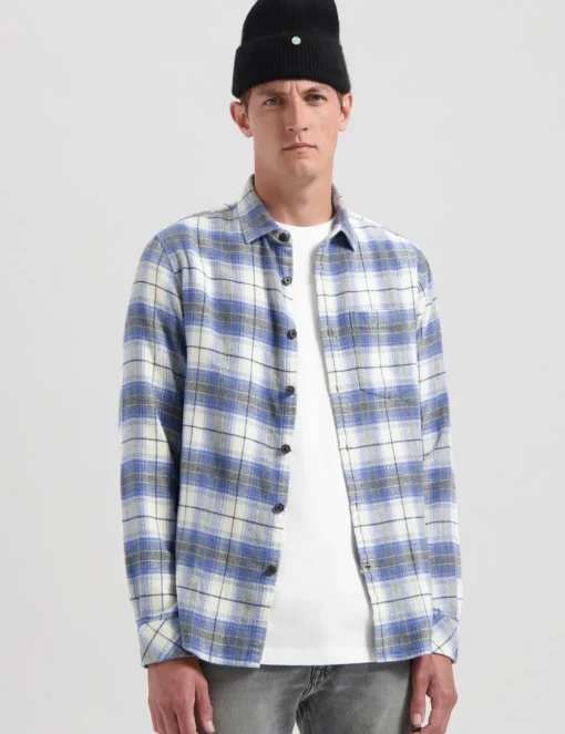 Dstrezzed casual overhemd 303766-AW24 Licht Grijs Hot