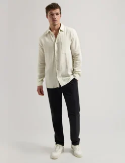 Dstrezzed casual overhemd 303816-SS25 Zilver Sale