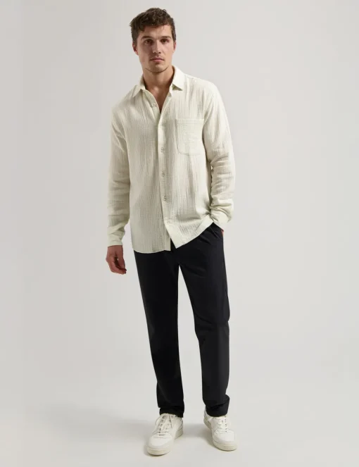 Dstrezzed casual overhemd 303816-SS25 Zilver Sale