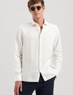 Dstrezzed casual overhemd 303710-SS25 Wit Fashion