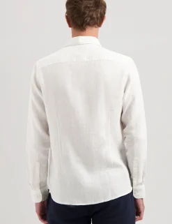 Dstrezzed casual overhemd 303710-SS25 Wit Fashion