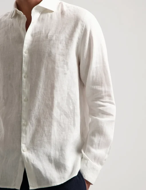Dstrezzed casual overhemd 303710-SS25 Wit Fashion