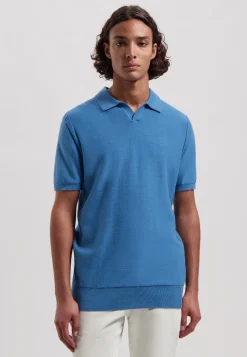 Dstrezzed polo's Slim Fit 420026-SS24 Blauw Sale