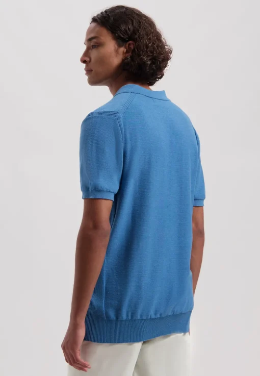 Dstrezzed polo's Slim Fit 420026-SS24 Blauw Sale
