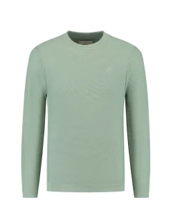 Dstrezzed ronde hals trui 405566-SS25 Licht Groen Sale