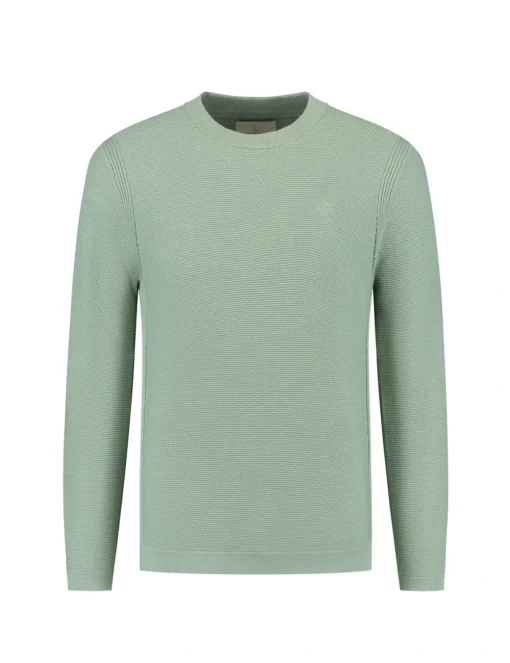 Dstrezzed ronde hals trui 405566-SS25 Licht Groen Sale