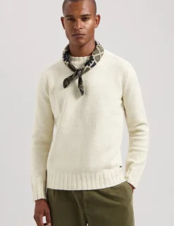 Dstrezzed ronde hals trui 405626-AW24 Offwhite Hot