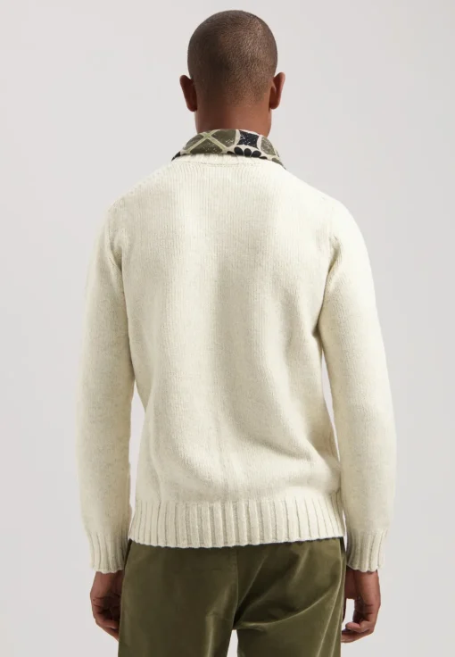 Dstrezzed ronde hals trui 405626-AW24 Offwhite Hot