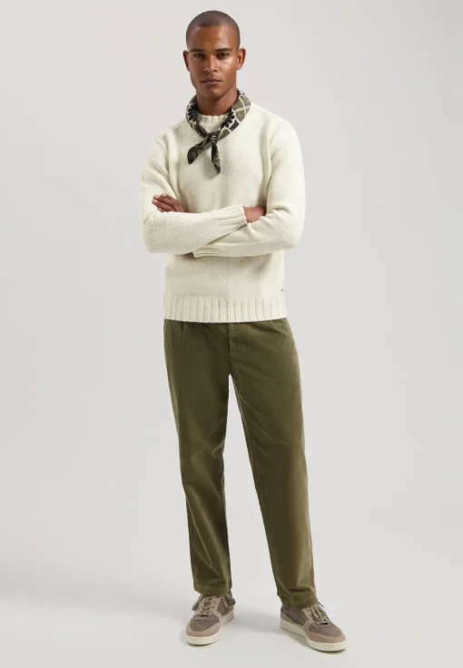 Dstrezzed ronde hals trui 405626-AW24 Offwhite Hot