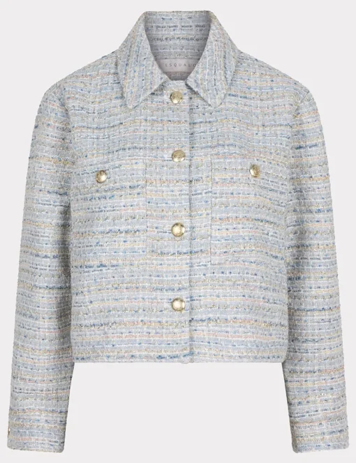 Esqualo blazer SP25.19018 Licht Blauw Outlet