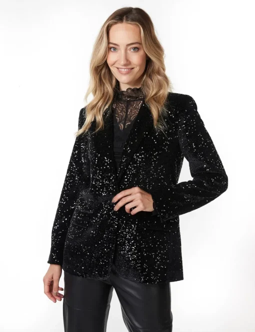 Esqualo blazer W23.17708 Zwart Best