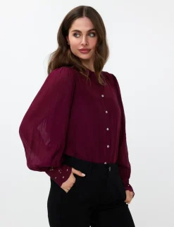 Esqualo blouse F24.15511 Rood Best