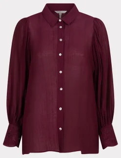 Esqualo blouse F24.15511 Rood Best