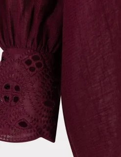 Esqualo blouse F24.15511 Rood Best