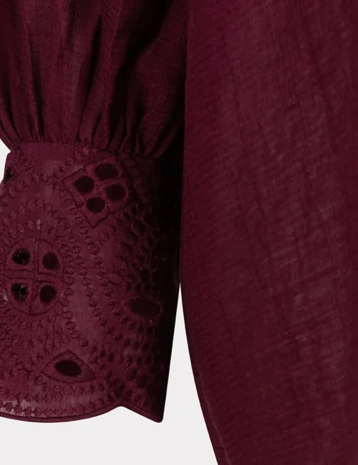 Esqualo blouse F24.15511 Rood Best