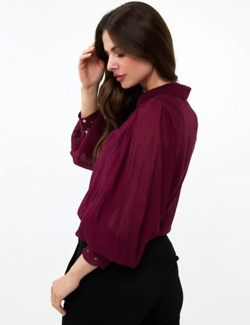 Esqualo blouse F24.15511 Rood Best
