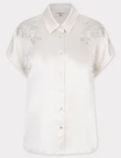Esqualo blouse HS25.10204 Wit Sale