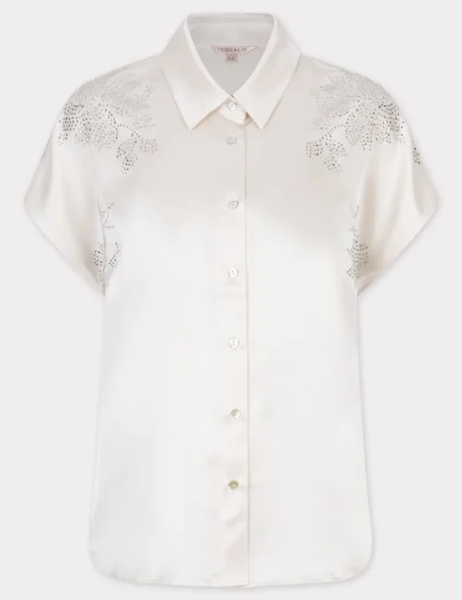 Esqualo blouse HS25.10204 Wit Sale