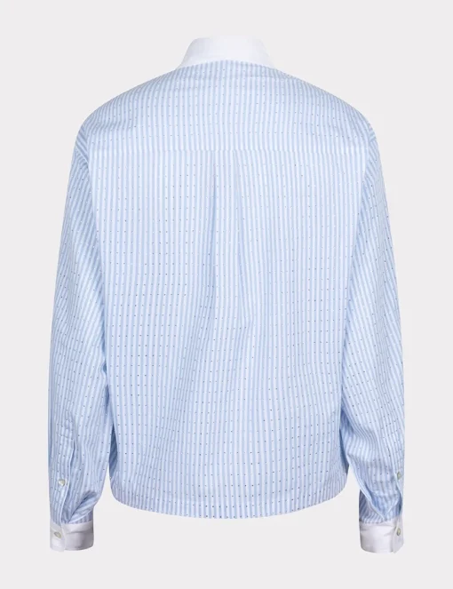 Esqualo blouse SP25.10032 Licht Blauw Hot