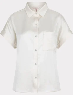 Esqualo blouse SP25.10029 Wit Discount