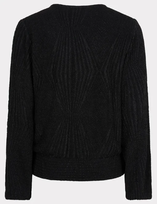 Esqualo blouse W24.30712 Zwart Sale