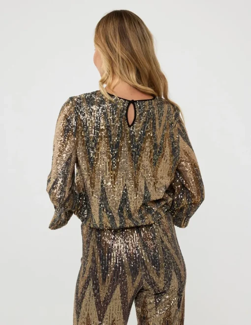 Esqualo blouse W24.08705 Multicolor Outlet