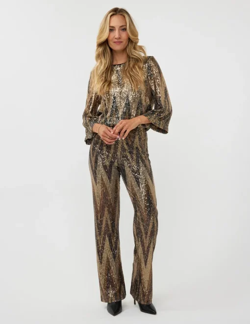Esqualo blouse W24.08705 Multicolor Outlet