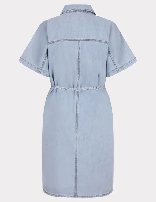 Esqualo jurk HS25.12200 Licht Blauw Clearance