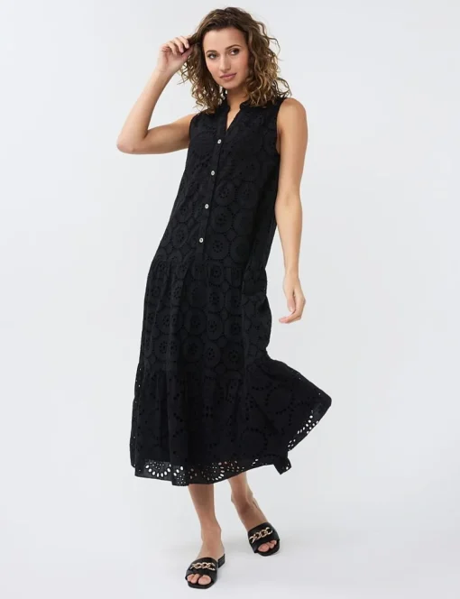 Esqualo jurk HS24.28200 Zwart Best