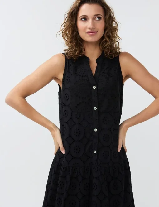 Esqualo jurk HS24.28200 Zwart Best