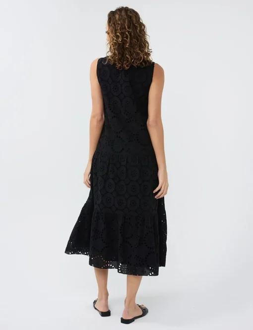 Esqualo jurk HS24.28200 Zwart Best